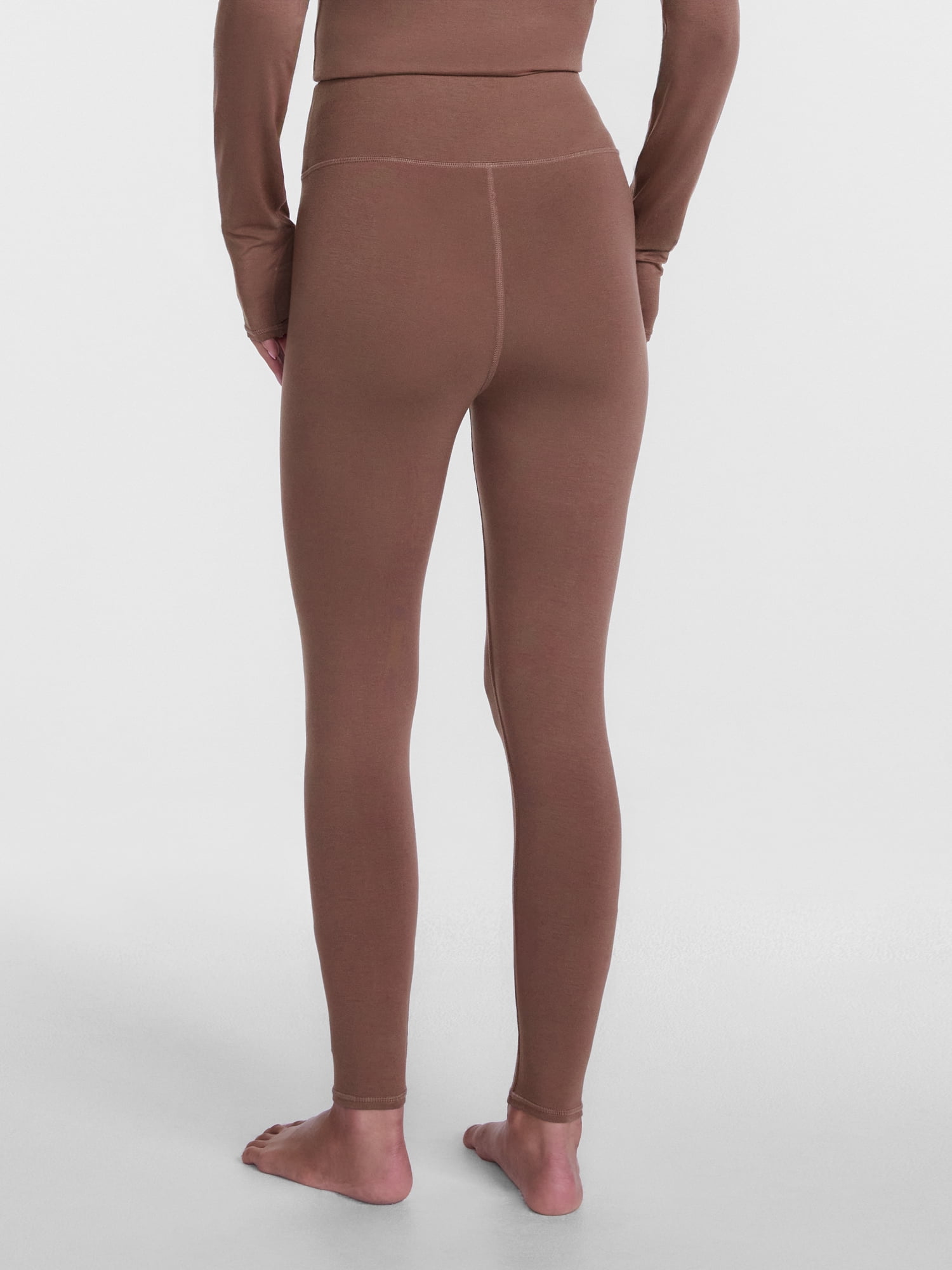 ClimateRight by Cuddl Duds Women’s Mild Essential Base Layer Livaeco Jersey High Rise Legging