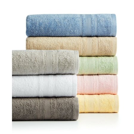 Sunham Supreme Select 100% Cotton 13  x 13  Jacquard Hem Washcloth - Blue