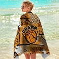 thumbnail image 5 of Kezqiaxn Basketball Microfiber Beach Towel For Kids, Sports Themed Beach Towels Quick Dry Sports Beach Towels For Boys Girls Sports Balls Absorbent Beach Blanket For Pool Picnic Camping Travel Swim, 5 of 9