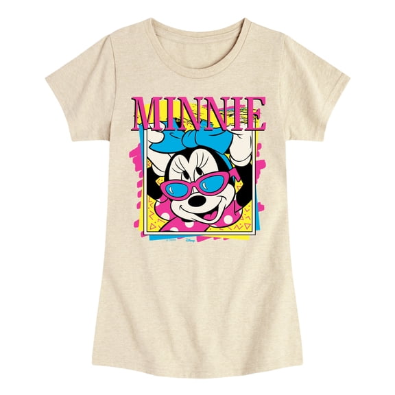 Disney - Minnie Retro - Youth Girls Fitted Short Sleeve T-Shirt