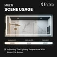 thumbnail image 4 of Eviva LED Bathroom Mirror with Lights and Anti Fog for Shower, 4 of 7