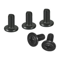 20Pack M4-0.7 x 8mm Flat Round Head Machine Screws, Phillips Drive Fastener