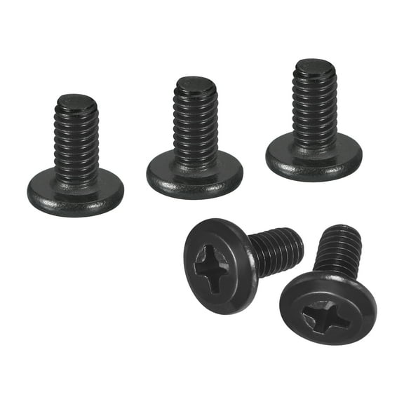 20Pack M4-0.7 x 8mm Flat Round Head Machine Screws, Phillips Drive Fastener