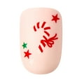thumbnail image 4 of KISS imPRESS Limited Edition Holiday Short Square Press-On Nails, Pink, 30 Pieces, 4 of 11