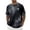 Black, variant on T-Shirts for Man Tie Dye Gradient Color Mesh T-shirt Loose Fit Palm Tree Graphic Tops Green2 XXL