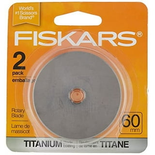 Premier Blades 45mm Rotary Cutter Blades - (15 Pack) Fits Fiskars, Olfa,  Martelli Blades and More - Studio Fabric Cutter Wheel for Fabric & Paper