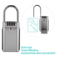 thumbnail image 4 of Metal Password Padlock Key Safe Storage Lock Box Lockbox ,Lock Box, Key Lock Box, 4 of 6