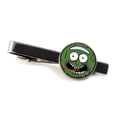 thumbnail image 4 of Rick and Morty Cufflinks, Pickle Rick Tie Clip, Retro Mens Jewelry Cuff-Links, Groomsman Tie Bar, Groomsmen Wedding Gifts, 4 of 4