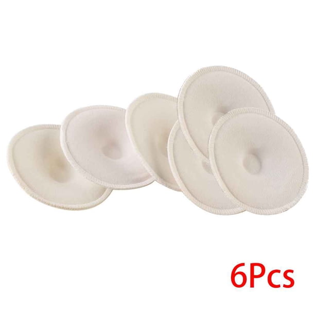 Almohadilla de alimentación para bebés de 6 uds., Almohadilla lavable para el pecho, almohadilla para el cuidado de la maternidad, absorbente suave, reutilizable, antidesbordamiento de enfermería GeweYeeli MY0940-00