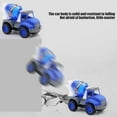 thumbnail image 6 of bxhwj No Battery Friction Toy Trucks 4-Pack - Push & Go Construction Vehicles for Boys 3+ - Dump Rotate Play Set for Toddlers Party Favors Gifts, 6 of 9