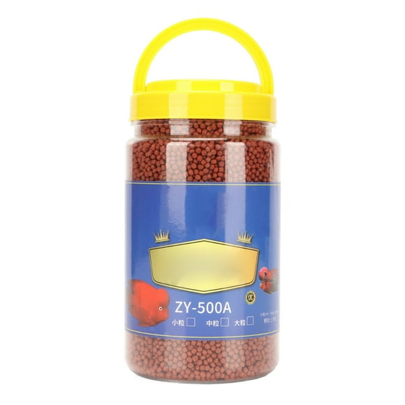 FYBTO Blood Parrot Fish Food Color Enhancing Nutritious Floating Fish Feed for Aquarium Fish Tank 17.6oz-090702