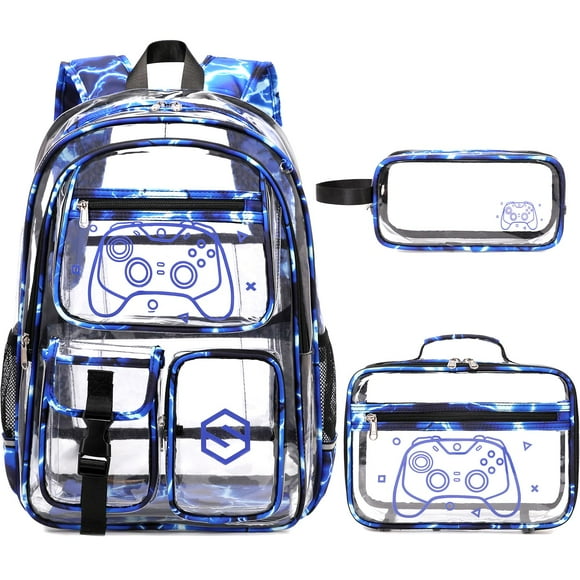 Mochila DIGOBAY Cool Luminous Clear para niños con bolsa de almuerzo