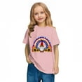 thumbnail image 6 of ZACPNCV Kids Boys 4th of July Shirts Toddler Flag T-Shirt Girls Patriotic Short Sleeve Tees Cotton Top Clothes Pink 7-8 Years, 6 of 9