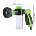 thumbnail image 3 of MMJ Pressure Washer Gun Foam Cannon High Pressure Hose Nozzle 8 Gear Adjustable Car Wash Foam Sprayer with Foam Pot for Garden, 3 of 7