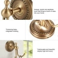 thumbnail image 5 of Wall-Mounted Coat, Hat & Bag Hook Antique Brass Bathroom Towel Hanger, 5 of 8