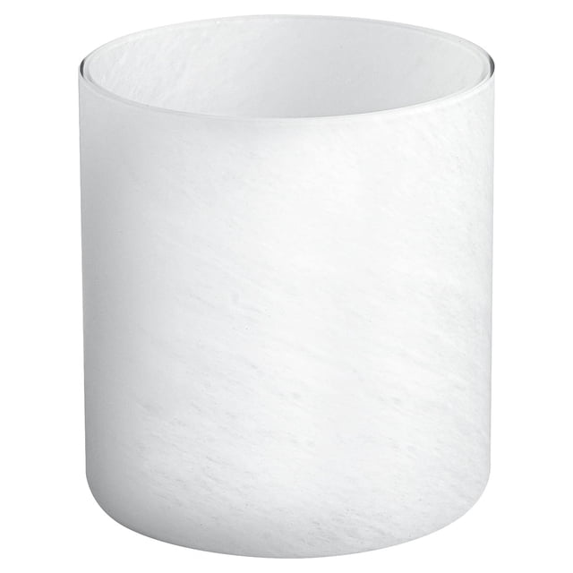 Pantalla de lámpara de vidrio HghyJrxfkl Cilindro blanco de alabastro YD-003