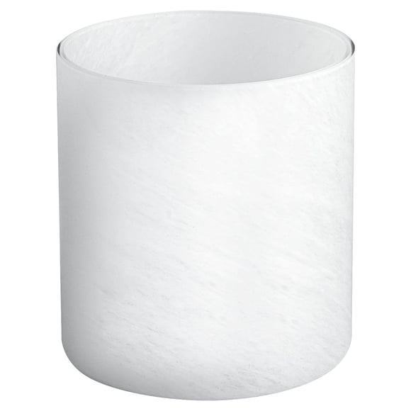 Pantalla de lámpara de vidrio HghyJrxfkl Cilindro blanco de alabastro YD-003