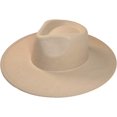 thumbnail image 2 of VERVE 8 Wide Brim Vegan Felt Rancher Hat - Women, Men, and Kids Fedora Style with Adjustable Inner Drawstring, 2 of 8