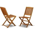 thumbnail image 3 of AECM7CWNA - Wooden Folding Table with 6 Arms Less Chairs- Natural Oil Finish, 3 of 8
