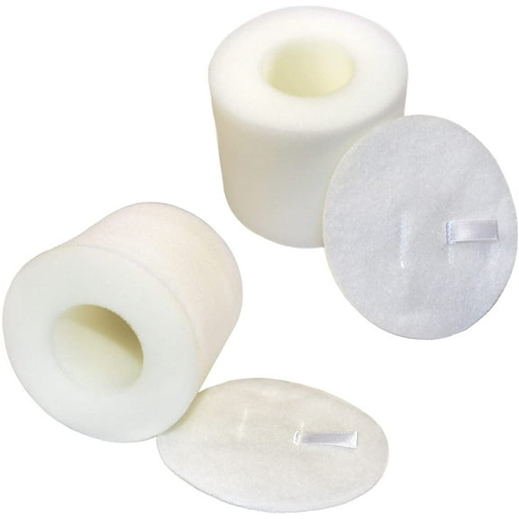 HQRP 2-pack Filter Kit (Foam & Felt) for Shark NV831 NV835 NV830 series DuoClean Powered Lift-Away Vacuum, XFF650 Replacement