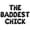 Black, variant on Letter Balloons - THE BADDEST CHICK 16" Inch Alphabet Letters Foil Mylar Balloon Birthday Party Banner (Purple)