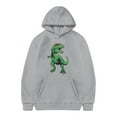 thumbnail image 3 of Byoo Big Boys Dinosaur Hoodie Casual Sports Hooded Sweatshirt Long Sleeve Pullover Top, 3 of 5