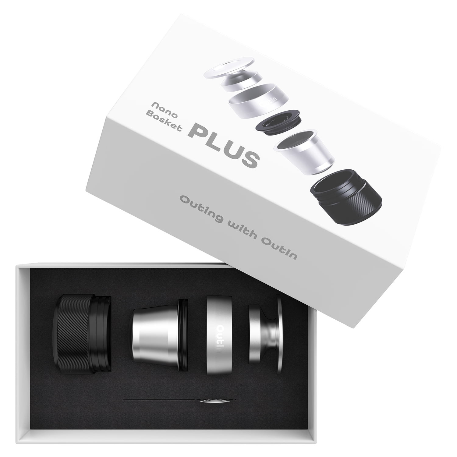 OutIn Nano Portable Espresso Machine Basket Plus Accessory
