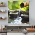thumbnail image 5 of Flowing Water Zen Stones Sheer Curtains 108" Extra Long, Modern Country Abstract Art Light Filering Curtains, Privacy Drapes Simi Floor to Veiling Curtain for Living Room Bedroom Window Treatment, 5 of 9
