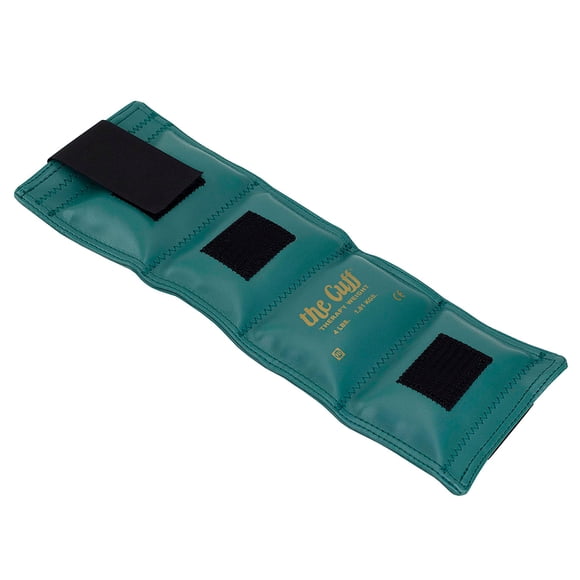 Brazalete The Cuff Original con pesas para tobillo y muñeca, 1,8 kg, color verde