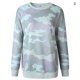 thumbnail image 4 of Jumpingount Sudadera Cuello Mujer Jersey Manga Larga Estampado Mujer Top Prendas para la parte del cuerpo Verde claro S Jumpingount AP002009-09, 4 of 6