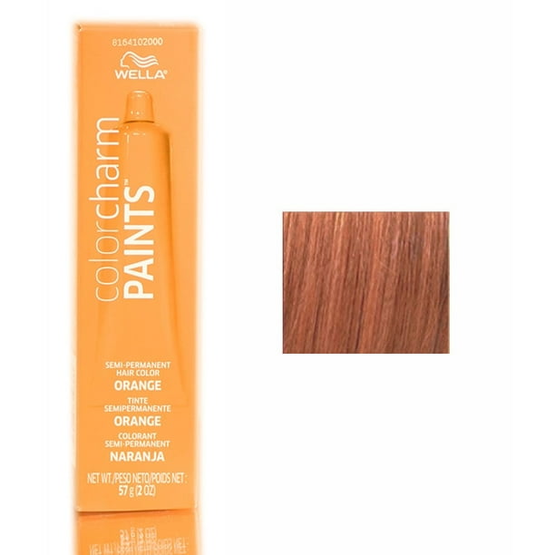 Wella Color Charm Paints, Intermixable Semi-Permanent Hair Color, Orange, Hair  Dye, 2 oz 