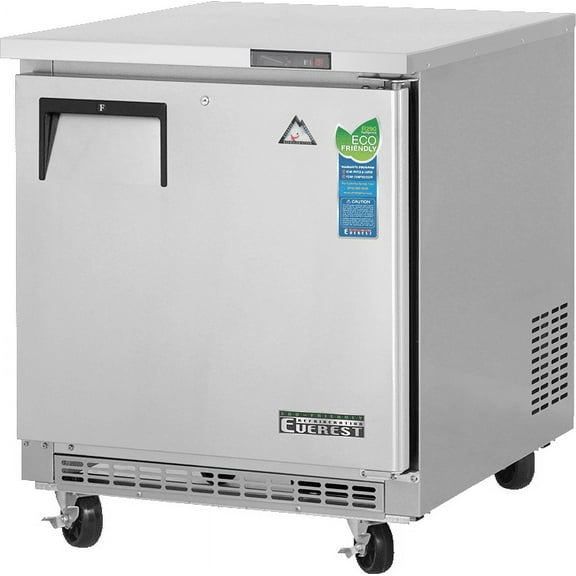 Everest Refrigeration ETBF1 Undercounter Worktop Freezer 1 Door, 115v, NSF - 7.5 cu. ft.