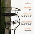 thumbnail image 3 of Open Box Big Game Guardian DXT Portable 2 Hunter Tree Ladder Stand, 18 Foot, 3 of 9