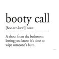 thumbnail image 3 of Lettered And Lined 18x15 Black Modern Framed Museum Art Print Titled - Booty Call, 3 of 5
