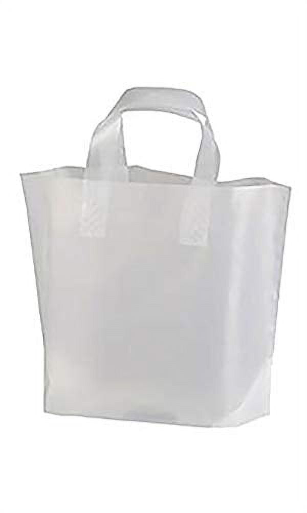 16 X 6 X 12 Colored Frosty Plastic Shopping Bags Case Of 250 | GuardianPKG