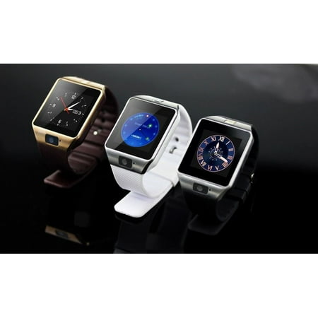 Amazingforless (V-200) Premium White Bluetooth Smart Wrist Watch Phone mate for Android Samsung HTC LG Touch Screen with