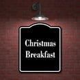 thumbnail image 2 of Christmas Breakfast BLACK Aluminum Composite Sign 15''x18'', 2 of 9