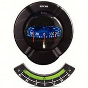 RITCHIE COMPASSES SR-2 Compass, Bulkhead, 3.75" Combi, Black