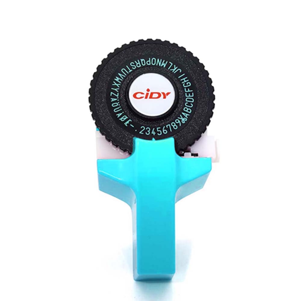 Carevas Mini Portable Manual Label Maker DIY 3D Embossing Label Writer