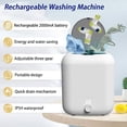 thumbnail image 3 of Mini Washing Machine, High Strength Motor Small Portable Washer  For RV, 3 of 8