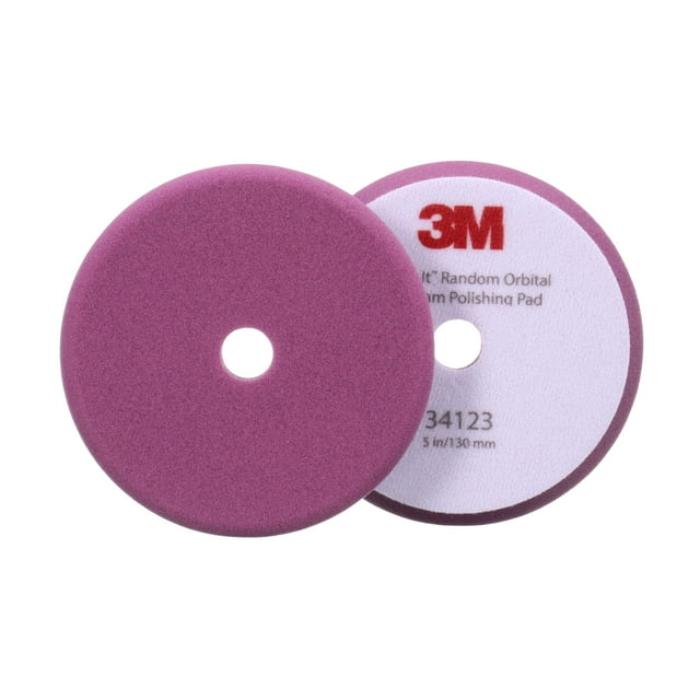 Almohadilla de pulido 3M Perfect-It Random Orbital Foam 5/130 mm, color morado
