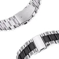 thumbnail image 5 of 1 PCS 22MM Silver+Black Width Quick Release Strap Stainless Watchband For Samsung Galaxy Watch 46mm SM-R800 Accessories, 5 of 10