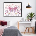 thumbnail image 3 of Stupell Industries Eclectic Whimsical Folk Butterfly Black Floating Frame Canvas Art, 31 x 25, by Kim Allen, 3 of 8