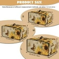 thumbnail image 7 of Renewold Toaster Oven Cover Stain-Resistant Air Fryer Smart Oven Protector with Storage Pockets Easy Clean Kitchen Appliance Accessories, 18.5 x 14.5 x 9 Inches, Sunflower Butterfly Retro, 7 of 7