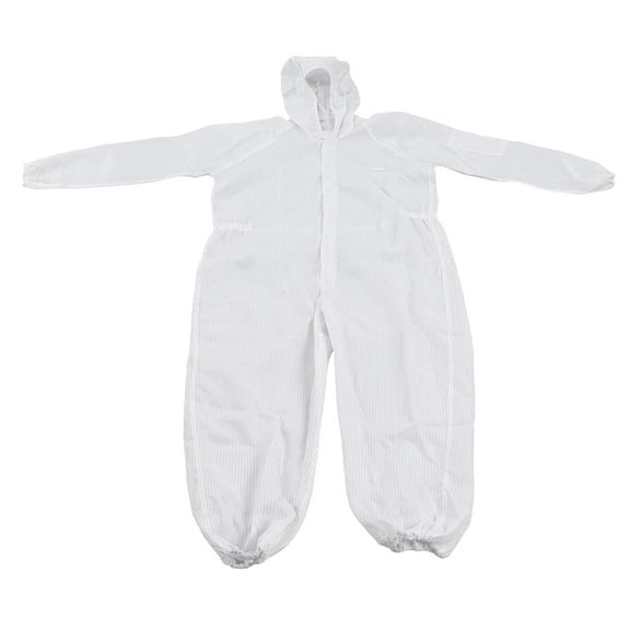 Clothing Hazmat Suit Protective Coverall Polyester Static Resistant Dustproof Particles Proof Workwear For SMT Workshop 4XL
