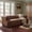 Mocha, variant on Christopher Knight Home 83" Minimalist Upholstered Sofa, 3-Seat Modular Couch with Round Arms, Green