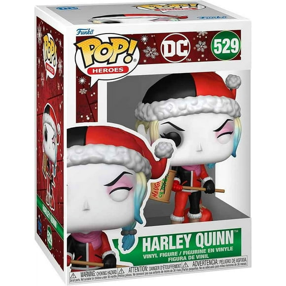 Pop DC Heroes Figurine Articulée 3.75 Pouces - Holiday Harley Quinn 529