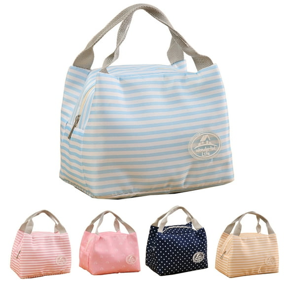 Cheers.US Portable Lunch Bag Tote Bag Lunch Organizer Lunch Holder Insulated Lunch Cooler Bag for Women/Men