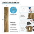 thumbnail image 2 of Self-adhesive 6" x 36" x 0.05" Luxury Vinyl Plank(36 pack), 2 of 5