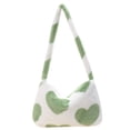 thumbnail image 1 of Minnieouse Bolso esponjoso de felpa de primera calidad para mujer, bolsos informales elegantes y a la moda, bolsos de hombro Bolsas de mensajero y de hombro azul, 1 of 6